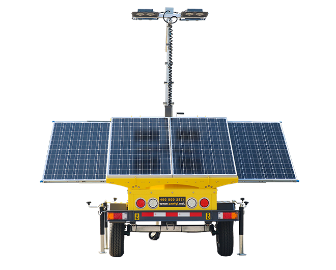 太阳能手动升降型灯塔机组