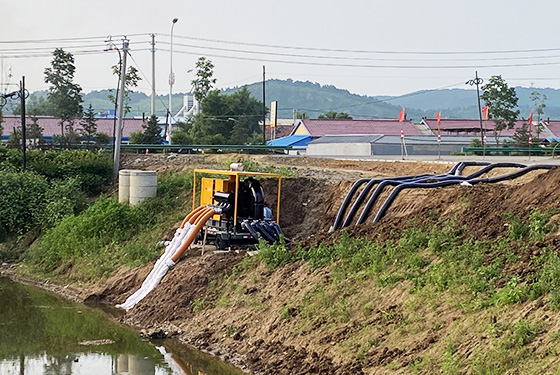 大流量农业灌溉移动泵车